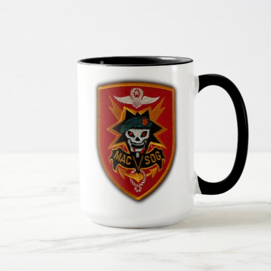 MAC V SOG Vietnam vétérans de guerre patch Mug (Droite)
