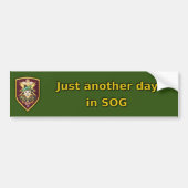 MAC V SOG Vietnam veterans patch Bumper Stick Bumpersticker (Voorkant)