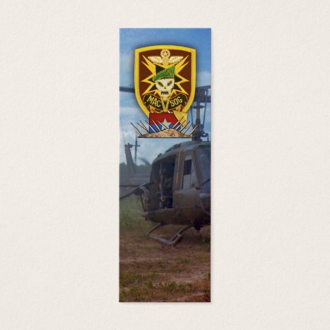 MAC V SOG Vietnam War Patch bookmarkers (Devant)