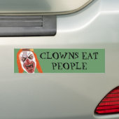Macabre Clown Bumpersticker (Op auto)