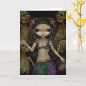 "Macabre de Danse :  Carte de voeux de fusion (Fleur jaune)