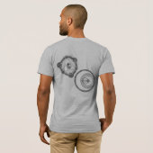 Macabre de Danse - T-shirt de prêtre de crâne (Dos entier)