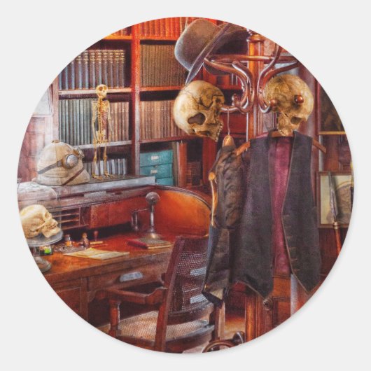 Macabre - In de Headhunters studie Ronde Sticker (Voorkant)