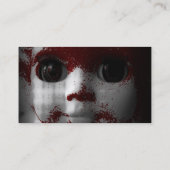 Macabre Living Dead Doll Visitekaartje (Achterkant)