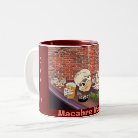 Macabre Matinee, Macabre Oddie Beau Mug à café à d (Devant gauche)