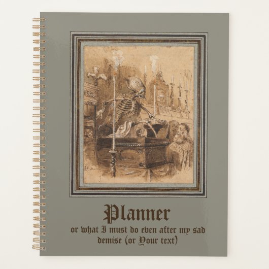 Macabre Planner voor Workaholics (Voorkant)