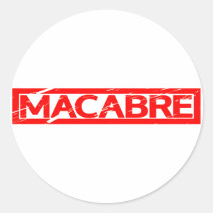 Macabre Stamp Ronde Sticker