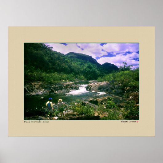 Macal River Herfsten - Black Rock - Belize Poster (Voorkant)