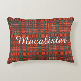 Macalister clan Pset Scottish tartan Accent Kussen