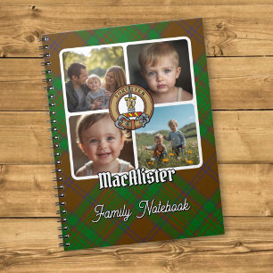 MacAlister van Glenbarr Familie Fotocollage Notitieboek
