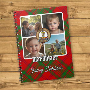 MacAlister van Glenbarr Familie Fotocollage Notitieboek