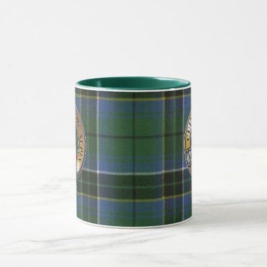 MacAlpine Tartan & Badge Mok (Midden)