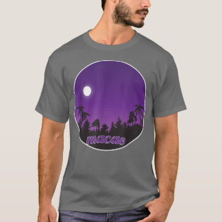 macao By night with Palms T-shirt