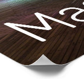 Macao Casino Skyline Panorama China Nacht keer Poster (Hoek)