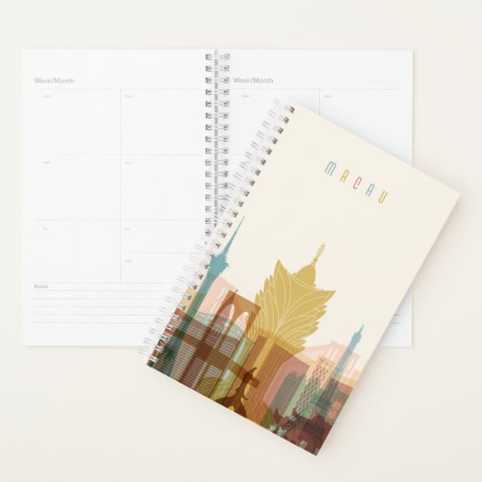 Macao, Chine | Ville Skyline (Devant avec enveloppe)