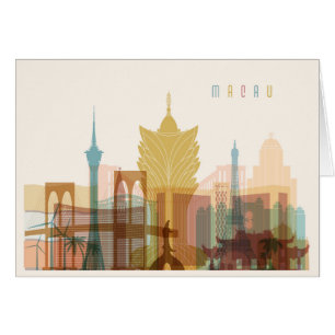 Macao, horizon de ville de la Chine