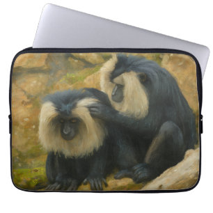 Macaque Bond - Grooming Ritueel Laptop Sleeve