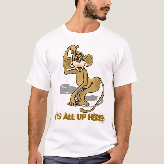 Macaque Monkey van Junglewalk.com T-shirt (Voorkant)
