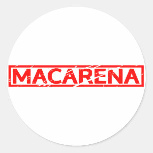 Macarena Stamp Ronde Sticker