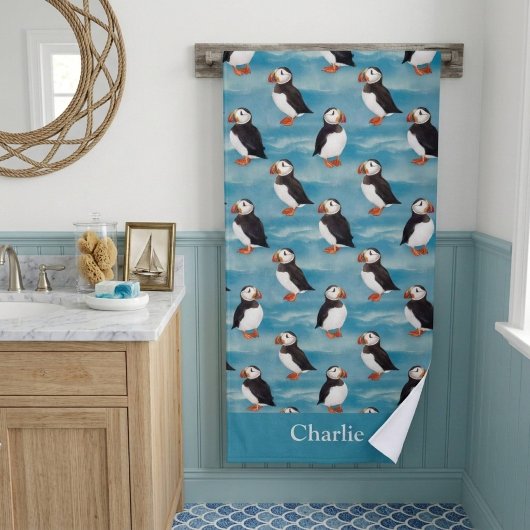 Macareux Moiral Aqua Bleu Côté Oiseau