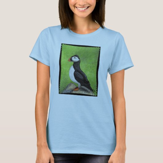 MACAREUX SOLITAIRE - T-shirt de birdie (Devant)