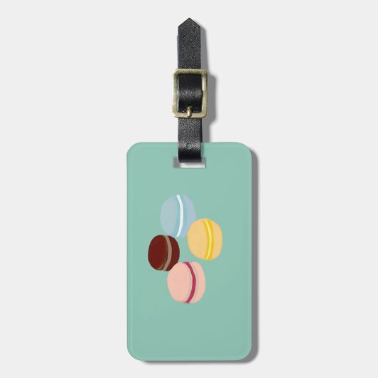 Macaron Bagagelabel (Voorkant verticaal)