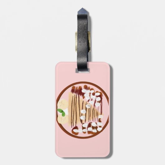 Macaron Bagagelabel (Achterkant verticaal)