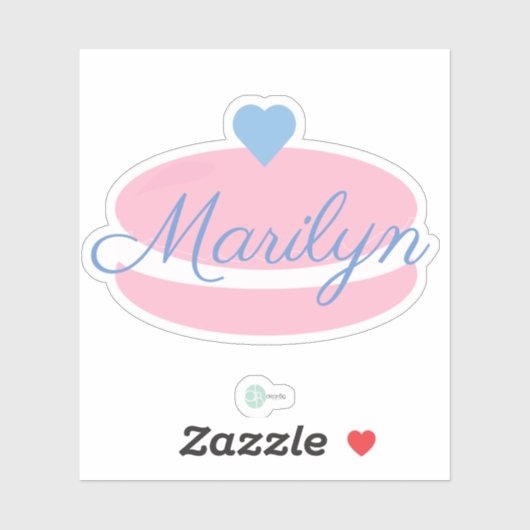 Macaron Bakery Sweets Baker Sticker (Vel)