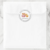 Macaron Baking étiquette moderne (Sac)