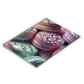  Macaron Bling gepersonaliseerd Notitieboek (Linkerzijde)