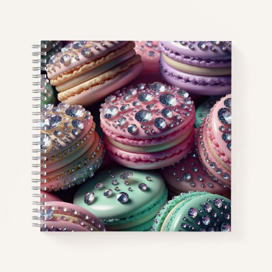  Macaron Bling Notitieboek (Voorkant)