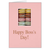 Macaron Boss Day Kaart (Voorkant)