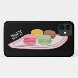 Macaron cartoon illustratie iPhone 11 hoesje