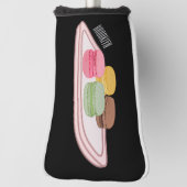 Macaron cartoon illustratie golfheadcover (Draai 90)