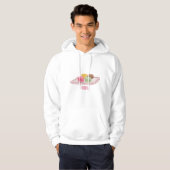 Macaron cartoon illustratie hoodie (Voorkant volledig)