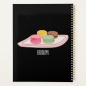 Macaron cartoon illustratie planner (Achterkant)