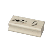 Macaron cartoon illustratie 	rubberstempel (Stempel)