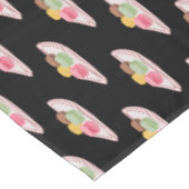 Macaron cartoon illustratie tafelkleed (Gekanteld)