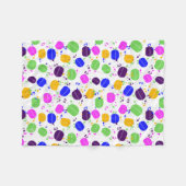 Macaron Confetti Blanket Fleece Deken (Voorkant (Horizontaal))