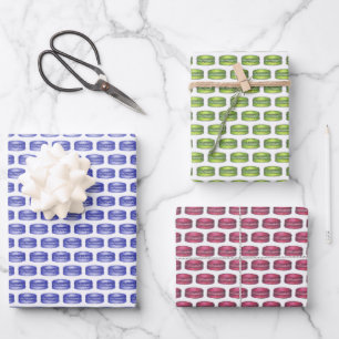 Macaron Cookies French Pastry Food Bakery Cafe Inpakpapier Vel