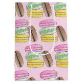 Macaron Franse Gebak Cookies Macarons Banketbakker Medium Cadeauzakje (Achterkant)