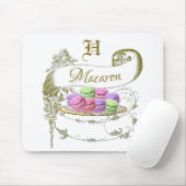 Macaron French geïnspireerd Mousepad Muismat (Met muis)