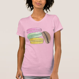 Macaron French Pastry Cookies Macarons Patisserie T-shirt