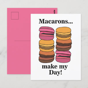 Macaron Gebak Zoet Briefkaart