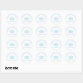 Macaron Heart Logo Stickers Boulangerie maison (Feuille)