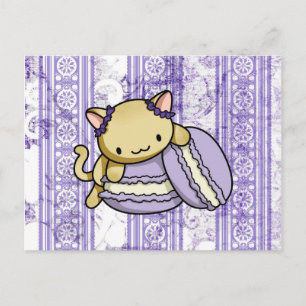 Macaron Kat Briefkaart