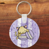 Macaron Kat Sleutelhanger (Voorkant)