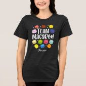 Macaron Liefhebber Team Macaron Voor Jou Grappig C Tri-Blend Shirt (Voorkant)
