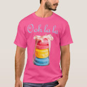 Macaron Lovers French Cookie Macaroons Baker Baker T-shirt (Voorkant)