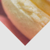 Macaron macaroons lichtroze beige bruine zoete tas tissuepapier (Detail)